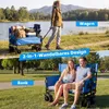 COSTWAY 2in1 Bollerwagen 85L faltbar, Gartenwagen mit Produktbild-Vorschau 2