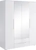 Kleiderschrank - Weiß Hochglanz - 160 x 208 cm - mit Produktbild-Vorschau 1