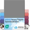 etérea Comfort Jersey Topper Spannbettlaken Grau 200x200 - Produktbild-Vorschau 1