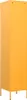 A tall, narrow, yellow cabinet with a seam down the middle, standing on four legs. Anteprima dell’immagine prodotto