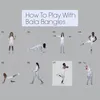A grid of 8 images showing people demonstrating exercises with Bala Bangles. Produktbild-Vorschau