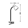 Lampada a morsetto LED Flessibile Interruttore a cavo 2,5 W Anteprima dell’immagine prodotto 10