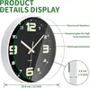 Leuchtend Wanduhr, Moderne runde Wanduhr, 12 Zoll, Produktbild-Vorschau 2