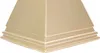 Mauro Ferretti Skulptur Pyramide Gold 11,5x11,5x15,5 cm Produktbild-Vorschau 3