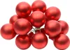 Weihnachtskugeln am Draht 2cm Glas 12 Stück - Weihnachtsrot Produktbild-Vorschau 1