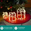 Set di 3 scatole regalo con struttura in filo di ferro e Anteprima dell’immagine prodotto 5