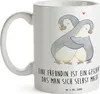 Mr. & Mrs. Panda Teetasse Geschenk Freundin - Weiß - Produktbild-Vorschau 3