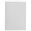 vidaXL Nočný stolík s vysokým leskom biely 40x30x40 cm Náhľad obrázku produktu 5