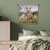MuchoWow® Wandteppich Wandbehang Schafe - Natur - Schwarz - Produktbild-Vorschau 4