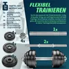RE:SPORT® Sada litinových činek 30 kg činky Sada činek Náhled obrázku produktu 5