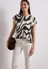 Street One printed mat-mix shirt espresso brown 36 Produktbild-Vorschau 3
