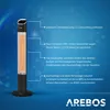AREBOS Promiennik stojący 2000 W, 2 ustawienia ciepła, Podgląd zdjęcia produktu 11