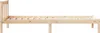 vidaXL Massivholzbett Extra Lang ohne Matratze 100x220 cm Produktbild-Vorschau 6