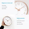 Orologio da parete Intirilife in oro rosa - bianco con Anteprima dell’immagine prodotto 3