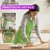 EllaTex Schürze Kochschürze Latzschürze 100% Baumwolle Produktbild-Vorschau 4