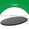 Schieferplatten 20x0,5 rund Untersetzer Tischplatz  20cm Produktbild-Vorschau 4
