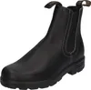A single black leather boot is shown against a white background. Náhled obrázku produktu