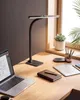 BELIANI Stolní LED lampa z černého hliníkového syntetického Náhled obrázku produktu 2