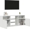 vidaXL TV-Schrank mit LED-Leuchten Weiß 120x30x50 cm Produktbild-Vorschau 5