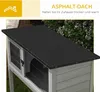 PawHut Hasenstall Kaninchenstall aus Tannenholz Winterfest Produktbild-Vorschau 7