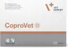 The image shows the front packaging of a pet supplement product called CoproVet. Náhľad obrázku produktu