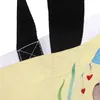 Mr. & Mrs. Panda Tote Bag Hase Blume - Gelb Pastell - Produktbild-Vorschau 4