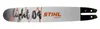Stihl Guide chaine tronçonneuse Stihl 45 CM 3/8 LP 050 Voir les images du produit 3