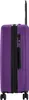A purple suitcase shown from the side. Produktbild-Vorschau