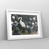 Gerahmtes Poster - Weißer Rahmen - Asiatisch Reiher Blumen Produktbild-Vorschau 8