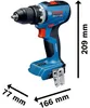 Atornillador inalámbrico Bosch Professional de 18V, modelo Vista previa de la imagen del producto 4