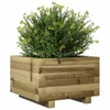 vidaXL Pflanzkübel 40x40x26,5 cm Kiefernholz Imprägniert Produktbild-Vorschau 4