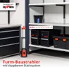Grafner Baustrahler Steckdose und Stativ, 360° 60W, Höhe: Produktbild-Vorschau 4