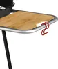 Barbecue à charbon 54,5x38,5cm avec chariot - Somagic - Voir les images du produit 4