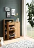 FineBuy Schuhschrank Eiche-Nachbildung 98x110x30 cm Produktbild-Vorschau 5