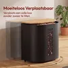 CASABEL Pellet- & Houtkorrelbak met Wielen, Cap. 30kg, Productafbeelding-voorbeeld 5
