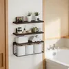MODFU Wandregal Holz, Regal Wand, Dekorativ Regale für Produktbild-Vorschau 9