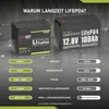 Langzeit LiFePO4 Batterie 100Ah 12V Produktbild-Vorschau 4