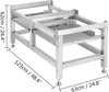 Waschmaschinen-Untergestell – Höhenverstellbar – Aluminium Produktbild-Vorschau 5
