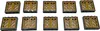 LEGO® 1x4x3 Fenster Golden Grauer Rahmen für Haus, Gebäude Produktbild-Vorschau 1