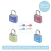 MASTER LOCK Kleine Vorhängeschlosser [Schlüssel] [4er-Set] Produktbild-Vorschau 3