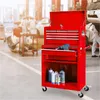 Vozík na nářadí s 10 přihrádkami - červený Náhled obrázku produktu 15