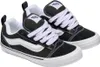 A pair of black and white Vans Knu Skool sneakers. Voir les images du produit