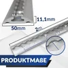 Airlineschiene Zurrschiene 4 x 2 m 2 Meter runde halbrunde Produktbild-Vorschau 2