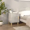 Nachttisch Betongrau Holzwerkstoff , Nachttische & Produktbild-Vorschau 1