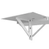 A white folding wall-mounted table is shown from a side angle against a white background. Podgląd zdjęcia produktu