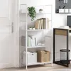 VidaXL 288224, Biały, 4 pół., Stal, Drewno, 15 kg, 60 kg Podgląd zdjęcia produktu 1