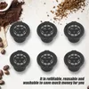 6 sztuk plastikowych i stalowych filtrów do kapsułek z kawą Podgląd zdjęcia produktu 3