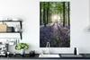 MuchoWow® Poster Alle Bäume mit violetten Sternhyazinthen Produktbild-Vorschau 3
