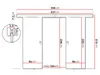Posuvné dvoukřídlé interiérové dveře SANITA 3 - 172 cm, Náhled obrázku produktu 2
