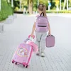 GOPLUS 5tlg Kinderkoffer Set, Kids Trolley mit Rucksack, Produktbild-Vorschau 2